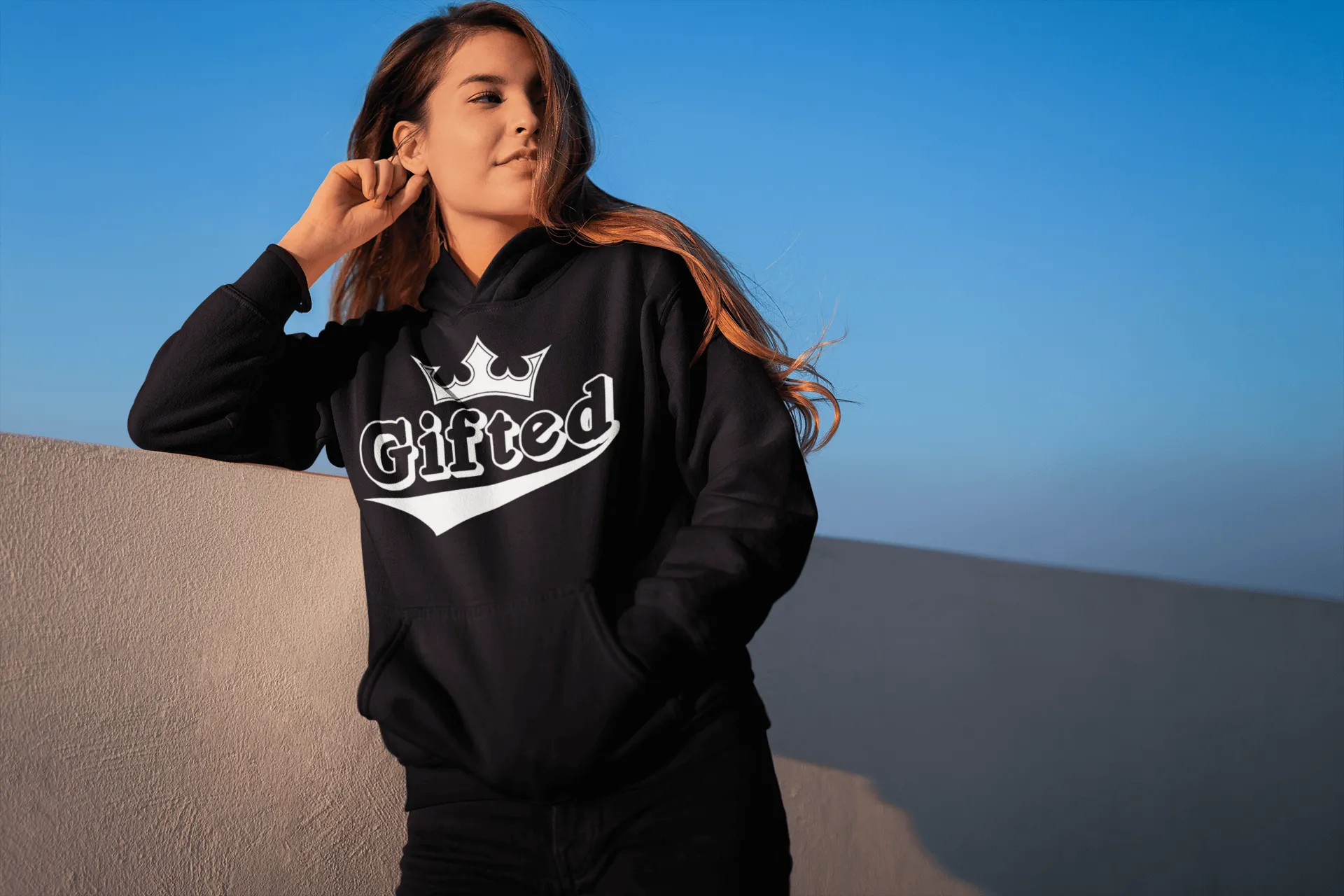 Gifted  Unisex Hoodie Black