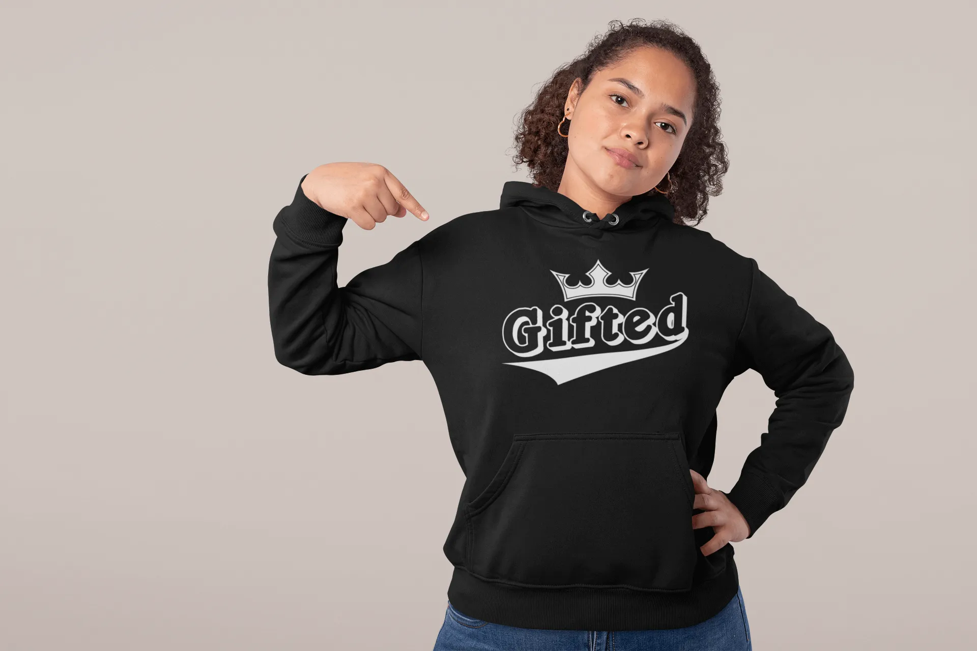 Gifted  Unisex Hoodie Black