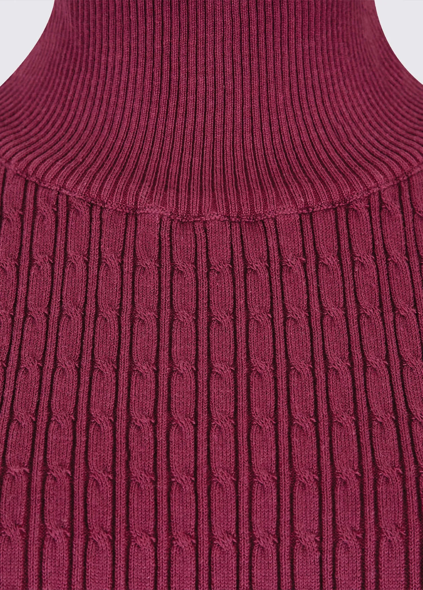 Hacketstown Funnel Neck Sweater - Currant