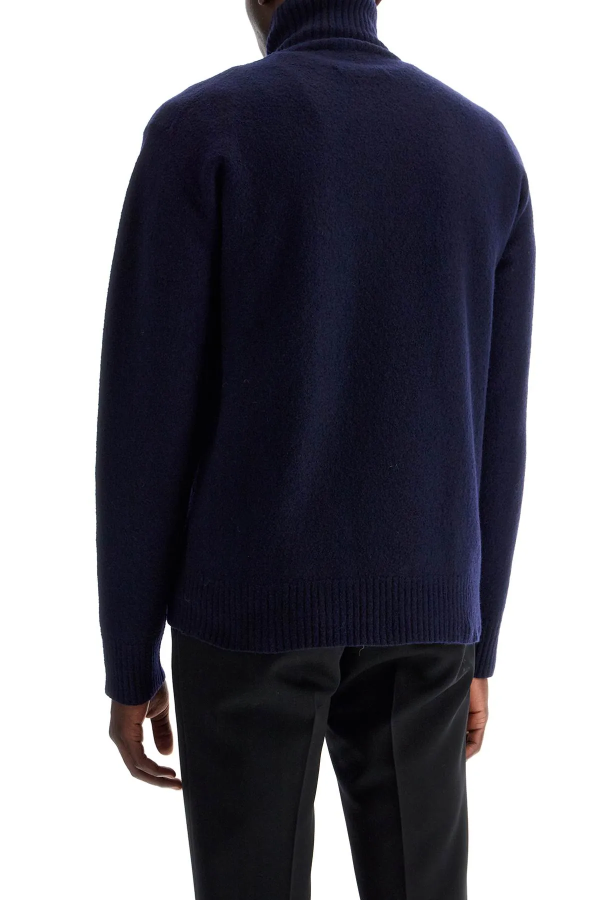 HIGH-NECK WOOL PULLOVER SWEATER