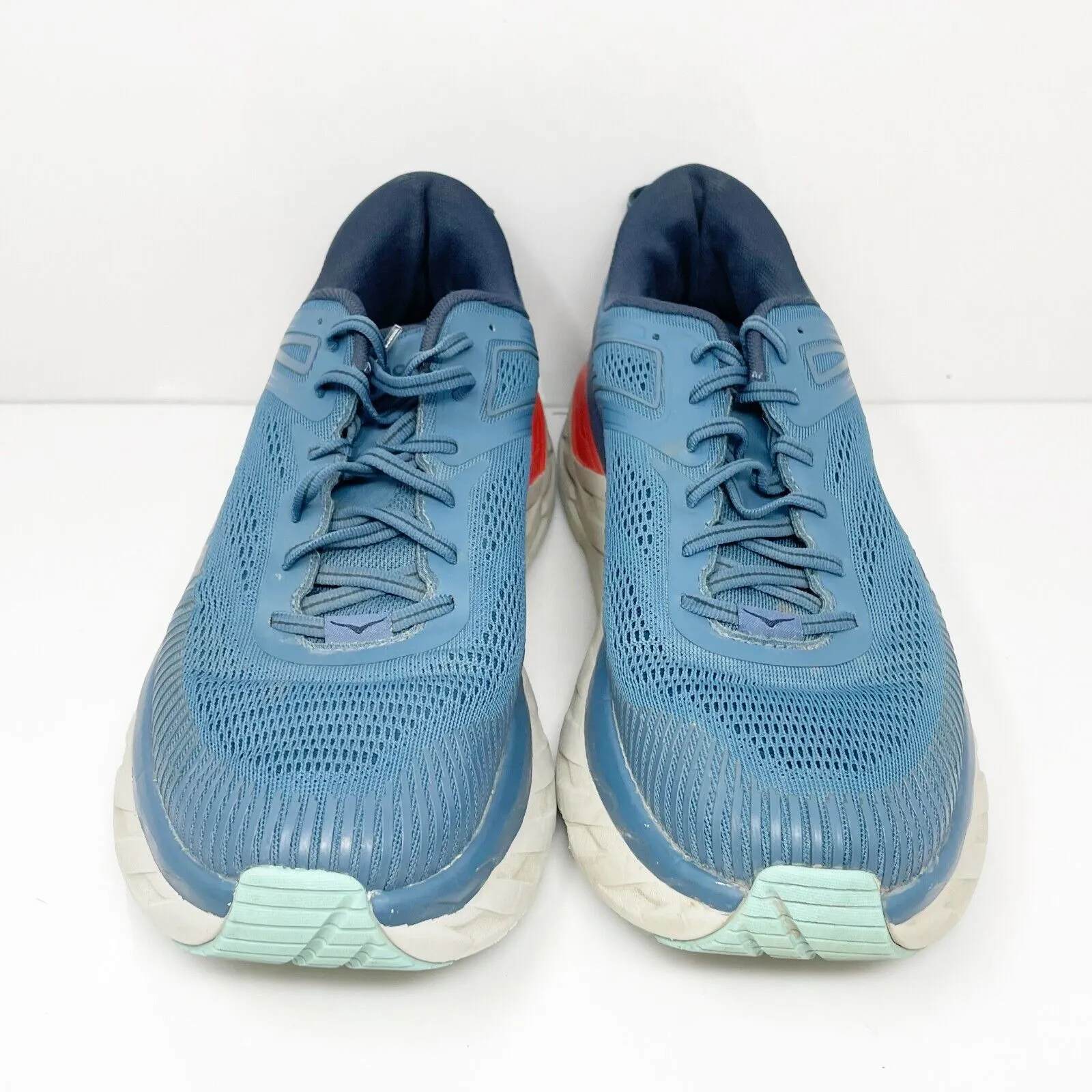 Hoka One One Mens Bondi 7 1110518 RTOS Blue Running Shoes Sneakers Size 10