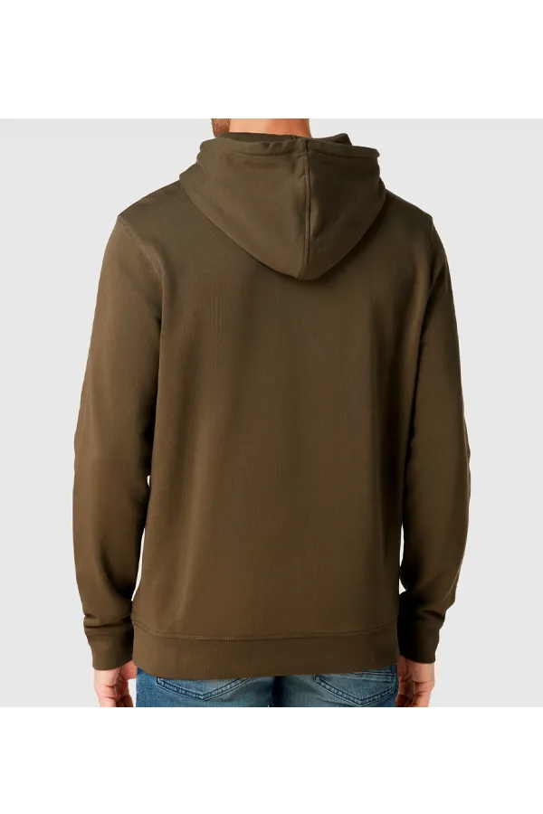 Hugo Boss Patch Wetalk Logo Hoodie Army