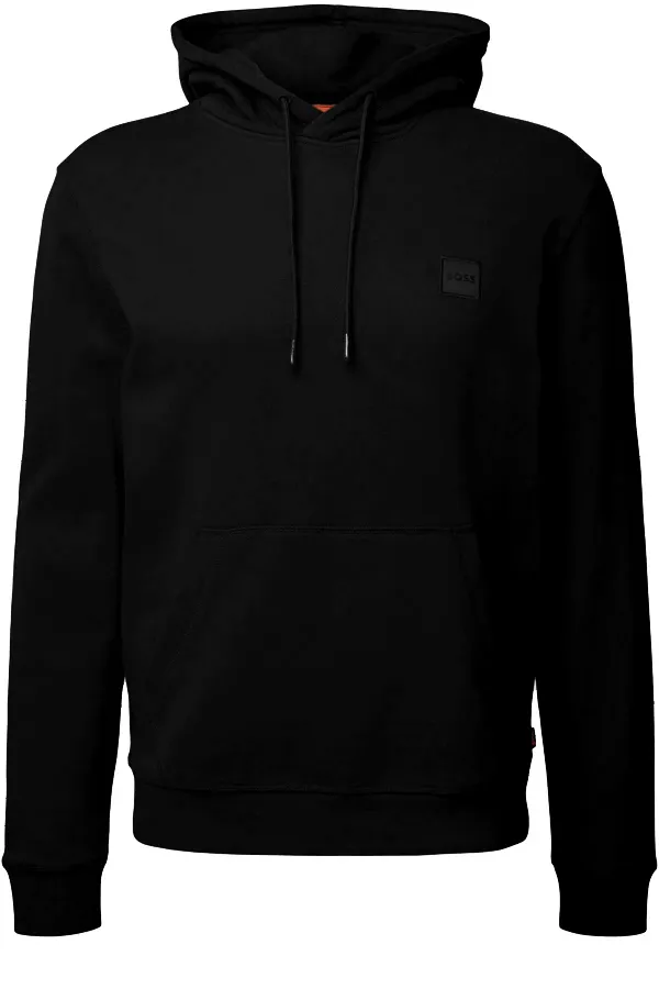 Hugo Boss Patch Wetalk Logo Hoodie Black