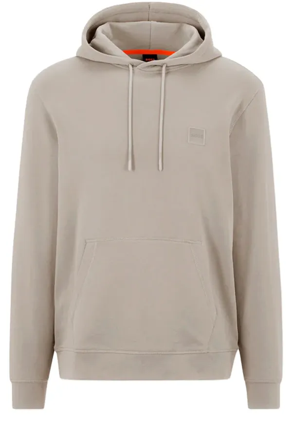 Hugo Boss Patch Wetalk Logo Hoodie Open