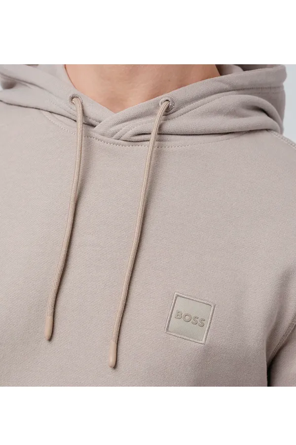 Hugo Boss Patch Wetalk Logo Hoodie Open