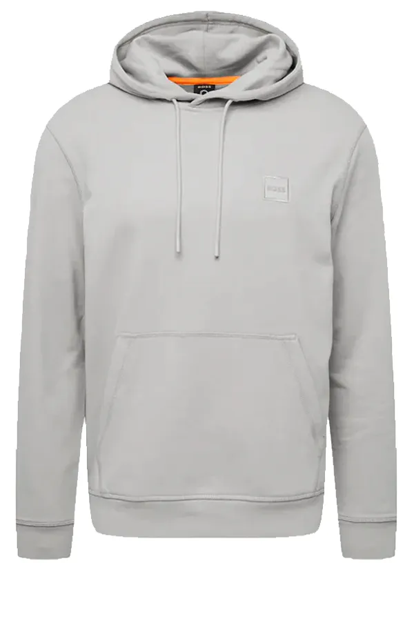 Hugo Boss Patch Wetalk Logo Hoodie Pearly