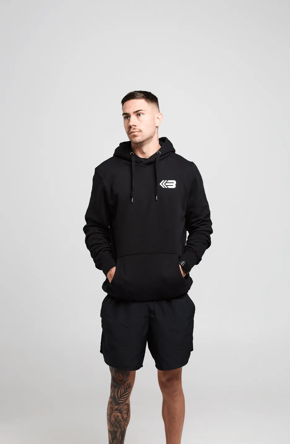 'Icon' Organic Hoodie - Black