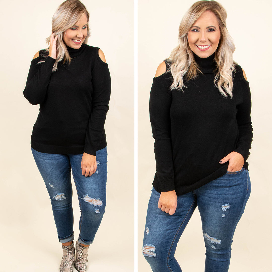 Instant Connection Sweater, Black