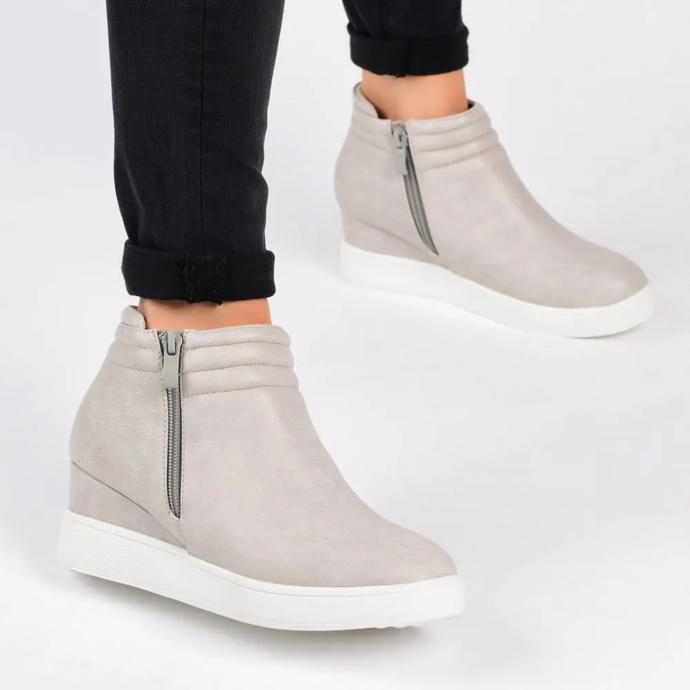 Journee Collection  WOMENS REMMY WEDGE SNEAKER