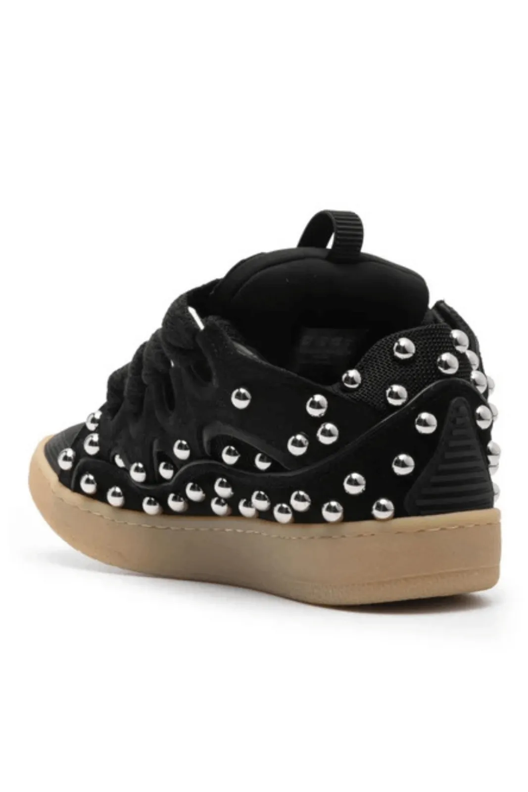 Lanvin Curb  black man Sneakers With Studs