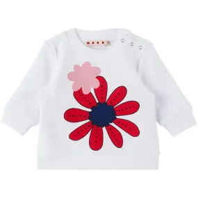 Marni Sweater Flower White