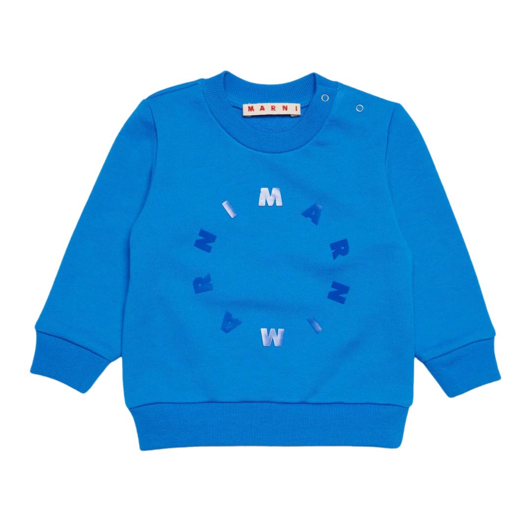 Marni Sweater Logo Blue