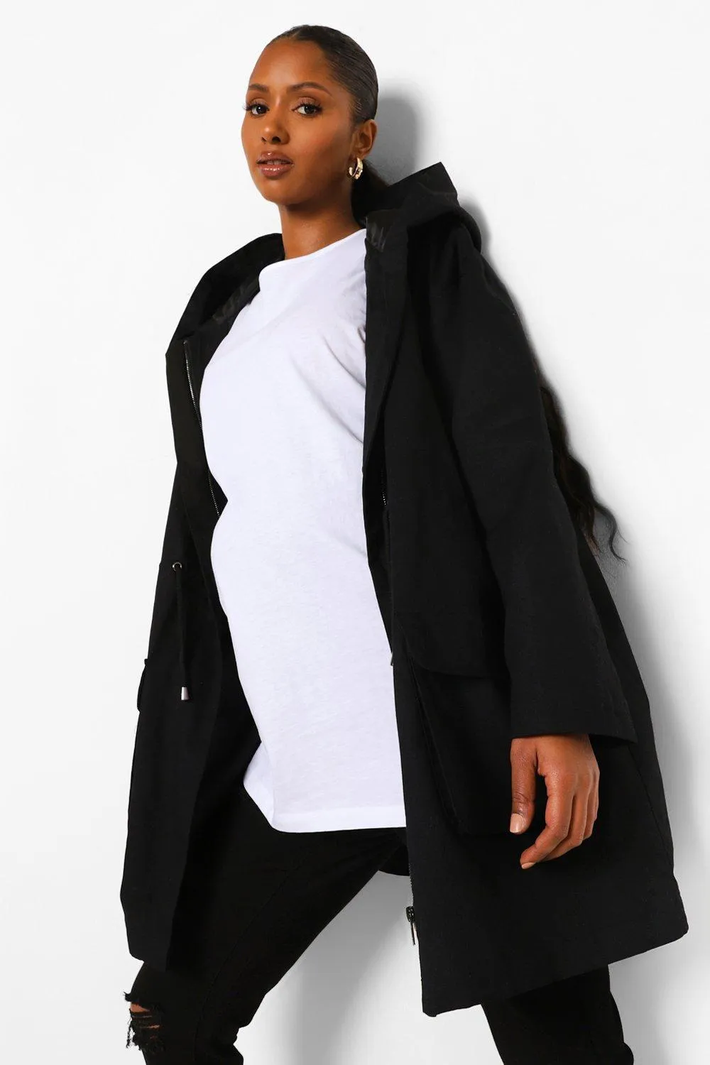 Maternity Lightweight Parka Coat