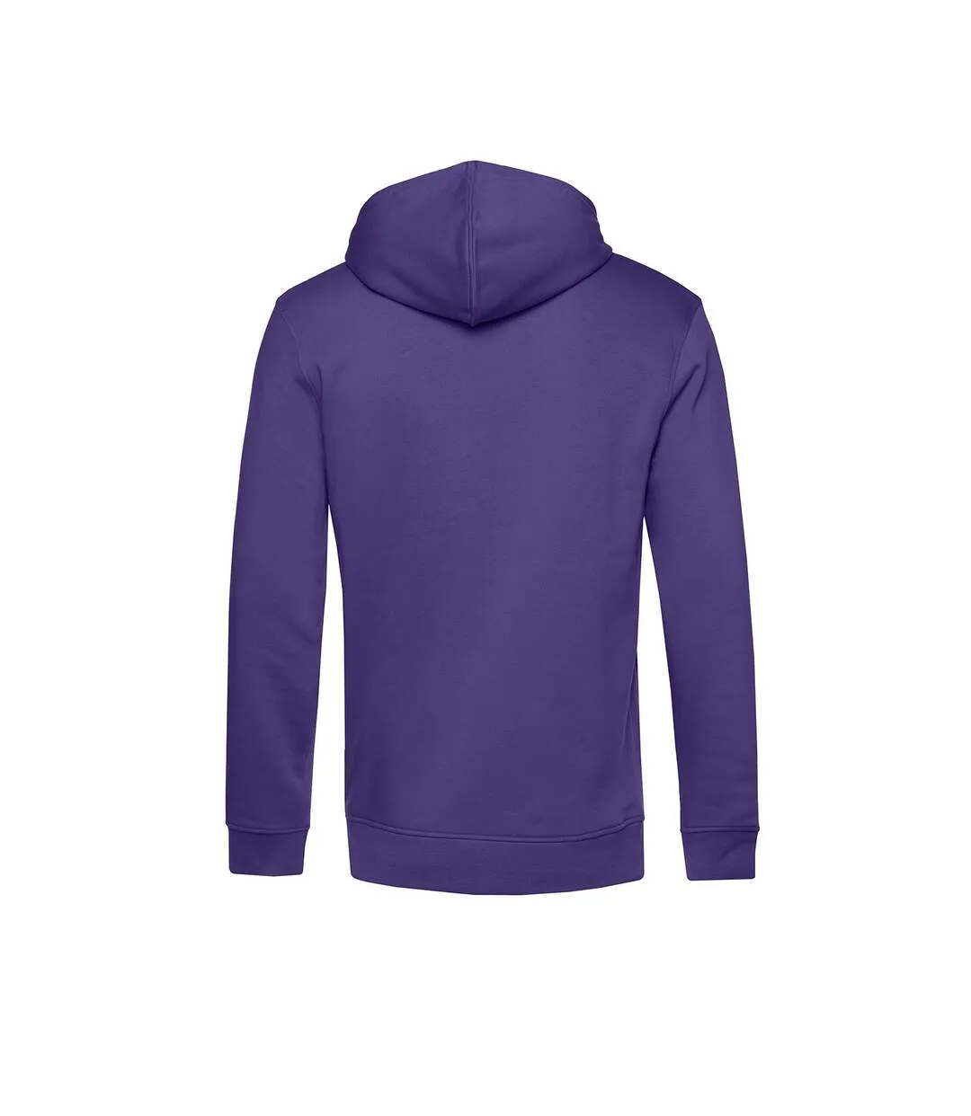 Mens organic hoodie radiant purple B&C