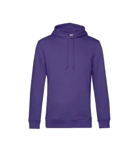 Mens organic hoodie radiant purple B&C