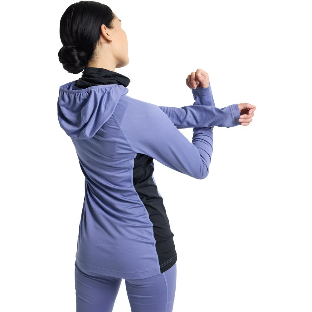 Midweight X Base Layer Long Neck Thermal Hoodie - Womens