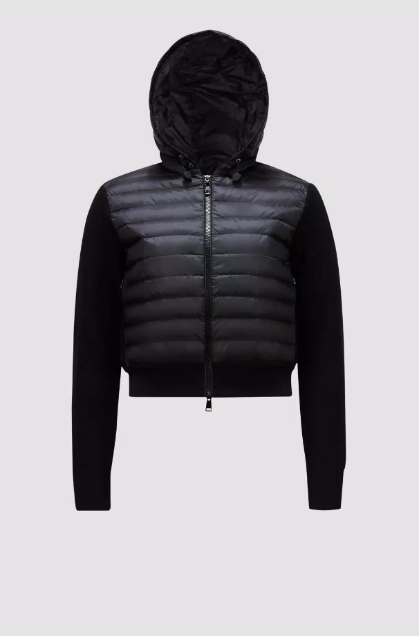 MONCLER  |Padded Wool Zip-Up Hoodie