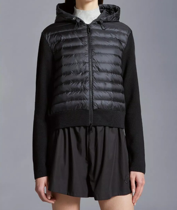 MONCLER  |Padded Wool Zip-Up Hoodie