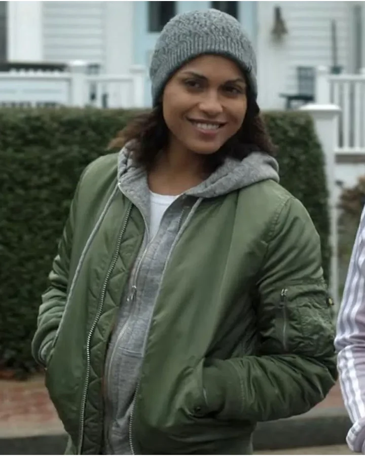 Monica Raymund Hightown S02 Bomber Jacket - William Jacket