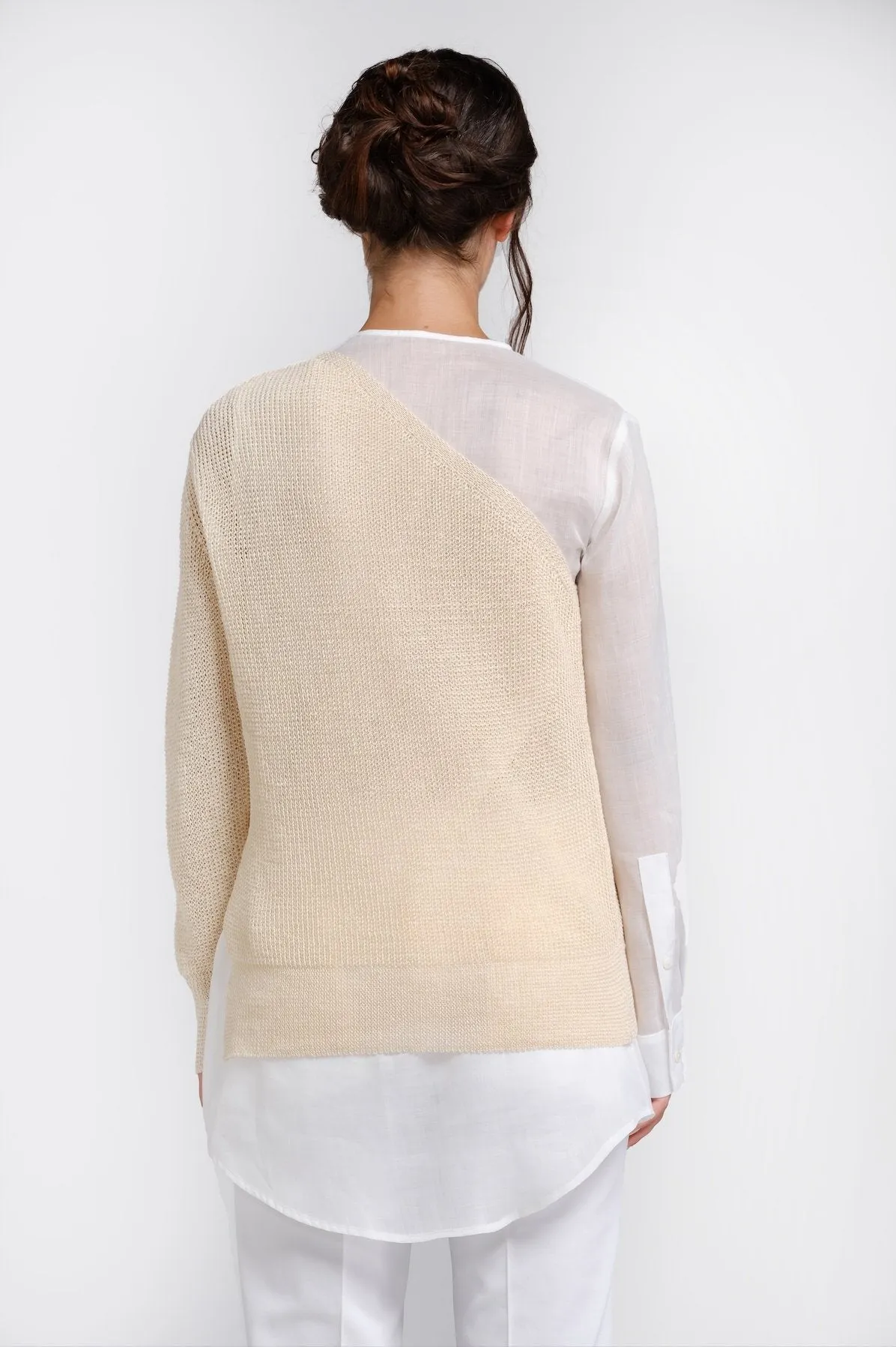 Natural hemp sweater shirt