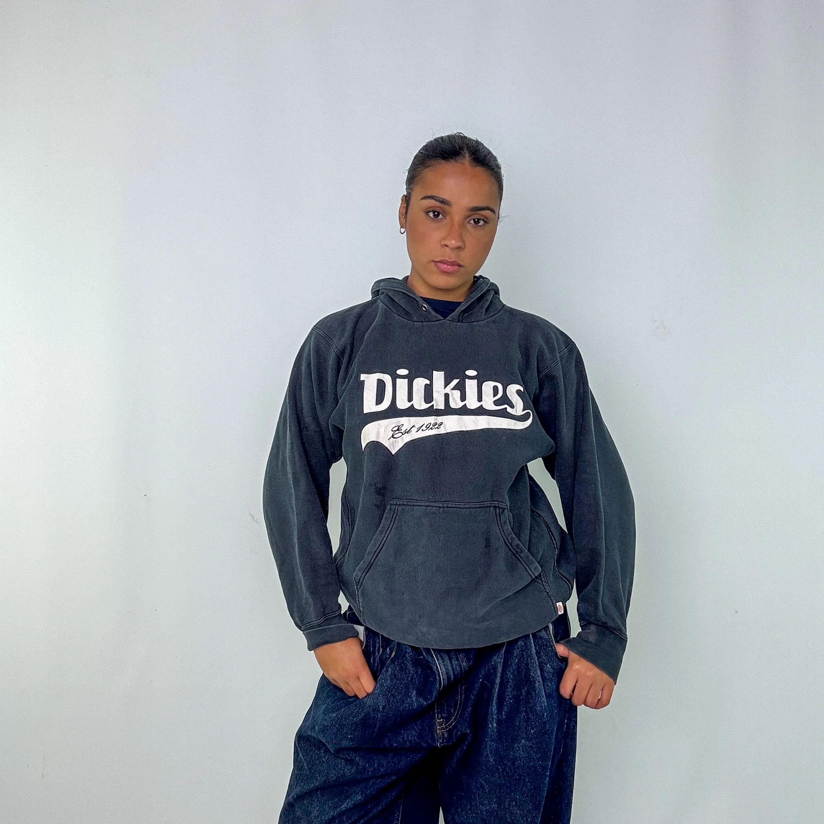 Navy Blue 90s Dickies Hoodie (M)