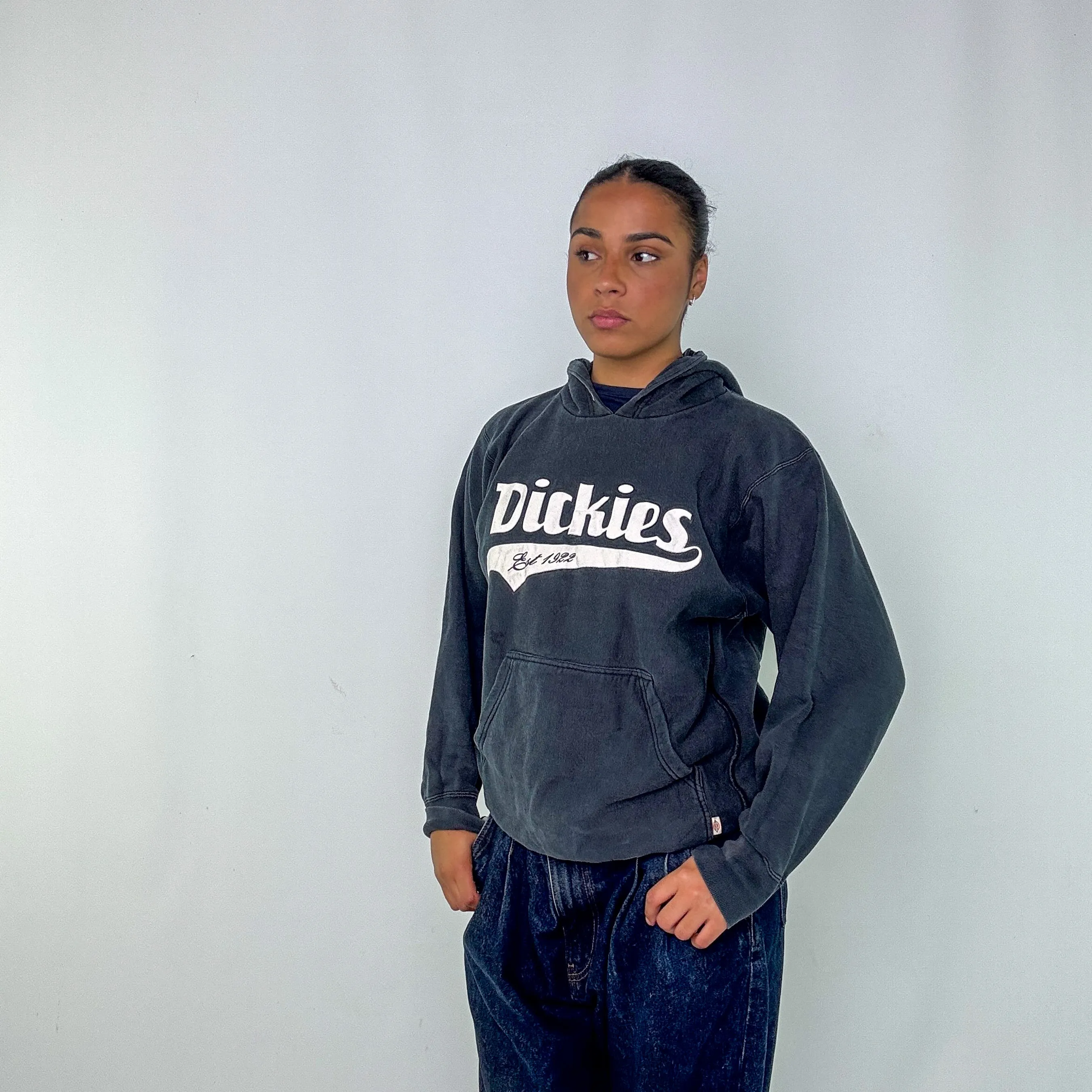 Navy Blue 90s Dickies Hoodie (M)