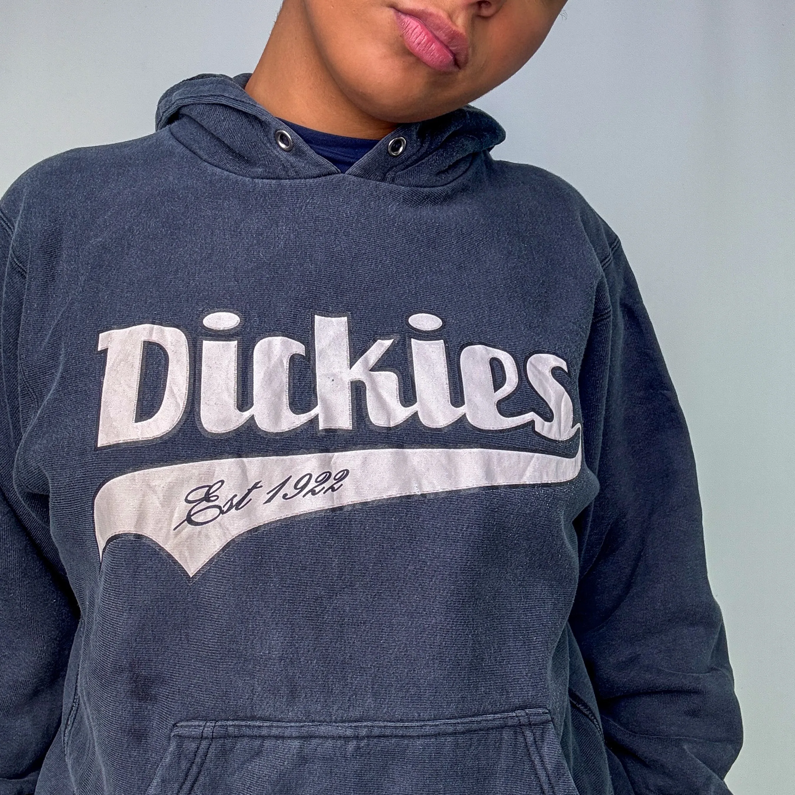 Navy Blue 90s Dickies Hoodie (M)