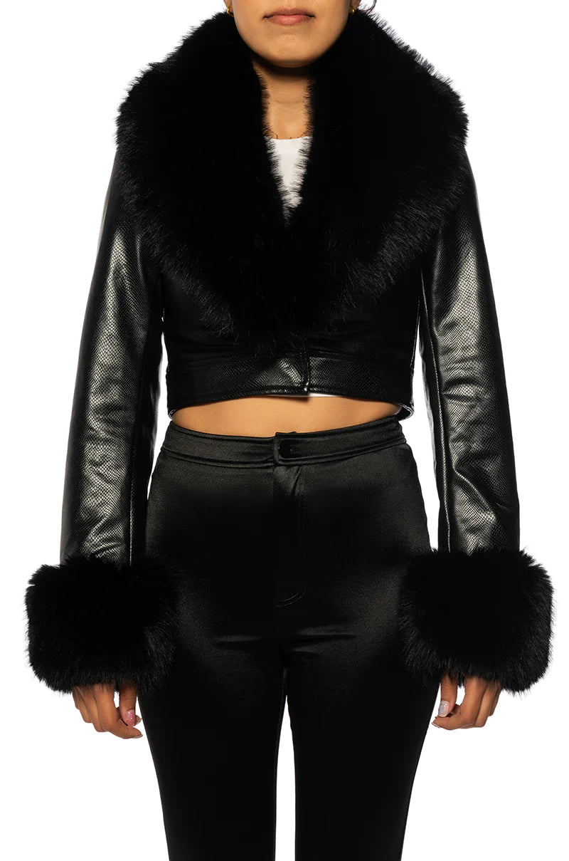 New Gisele Faux Fur Jacket