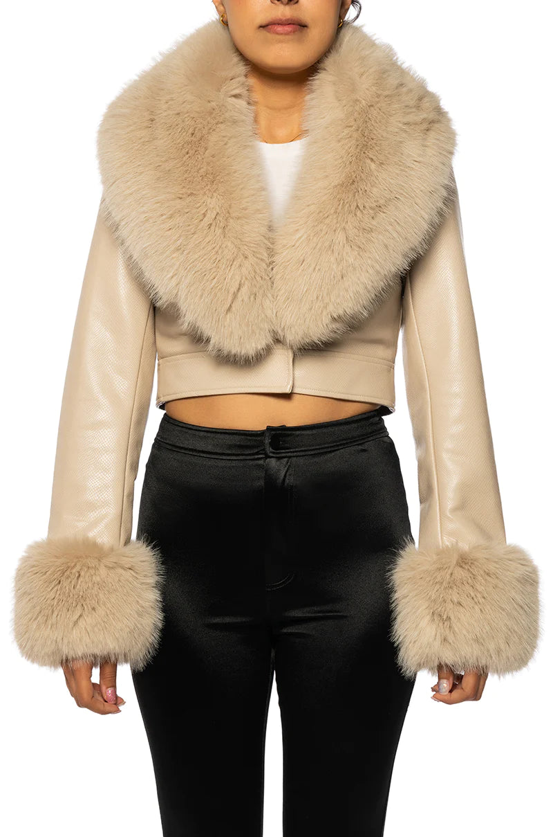 New Gisele Faux Fur Jacket