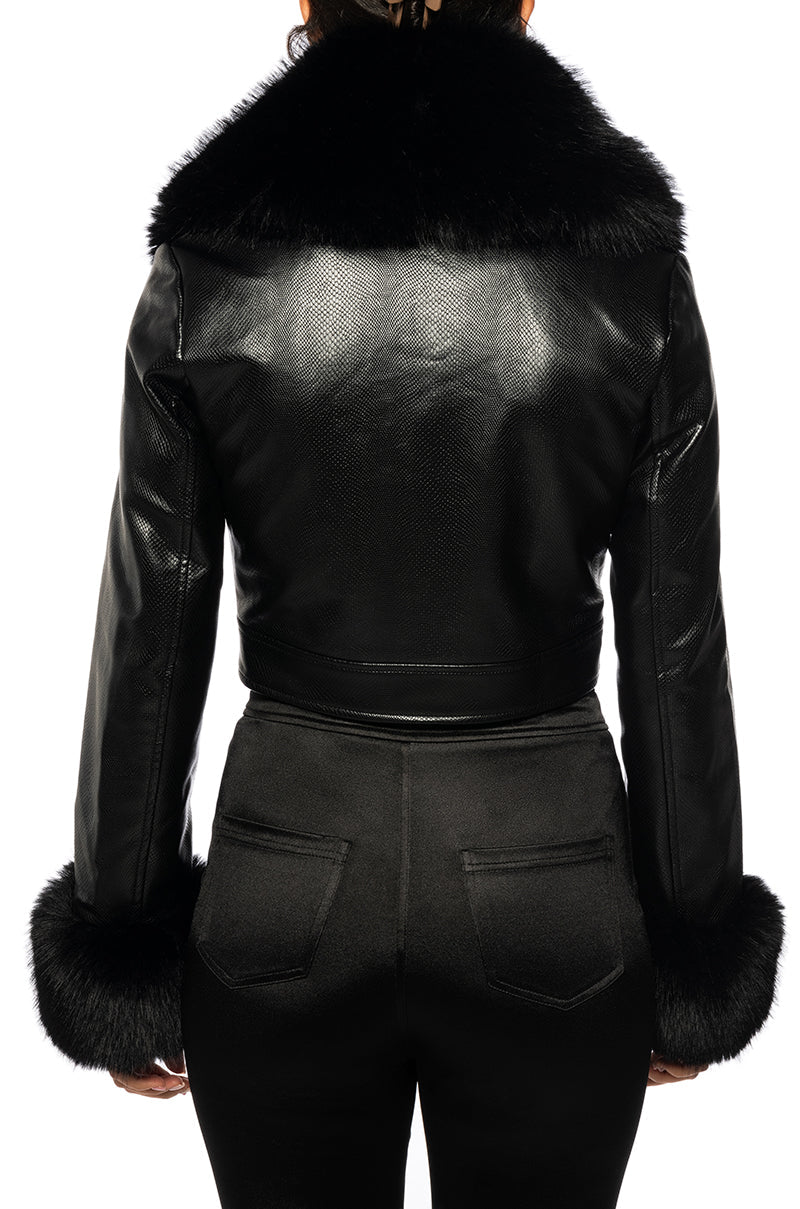 New Gisele Faux Fur Jacket