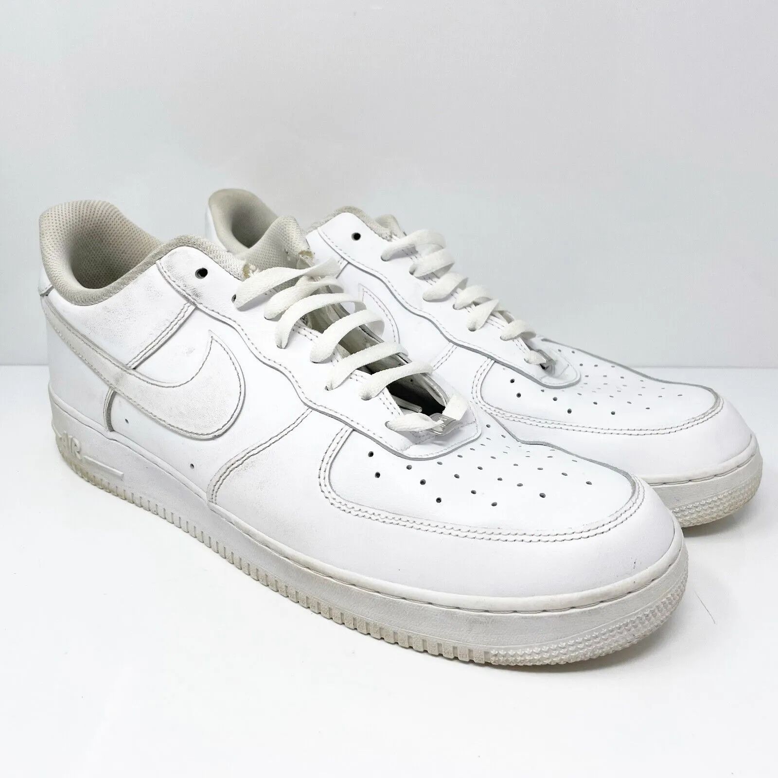 Nike Mens Air Force 1 Low 07 315122-111 White Casual Shoes Sneakers Size 15