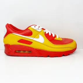 Nike Mens Air Max 90 D07430-900 Red Casual Shoes Sneakers Size 12