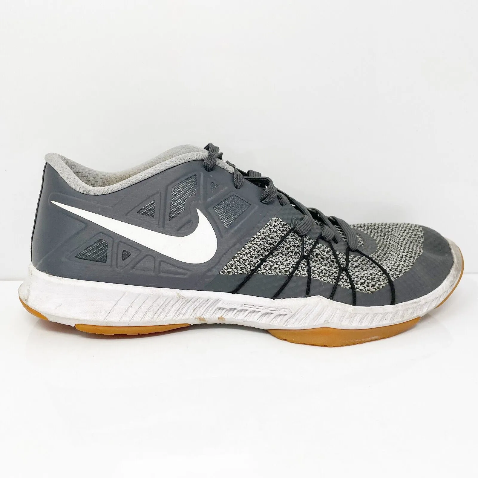 Nike Mens Zoom Train Incredibly 844803-003 Gray Running Shoes Sneakers Size 11