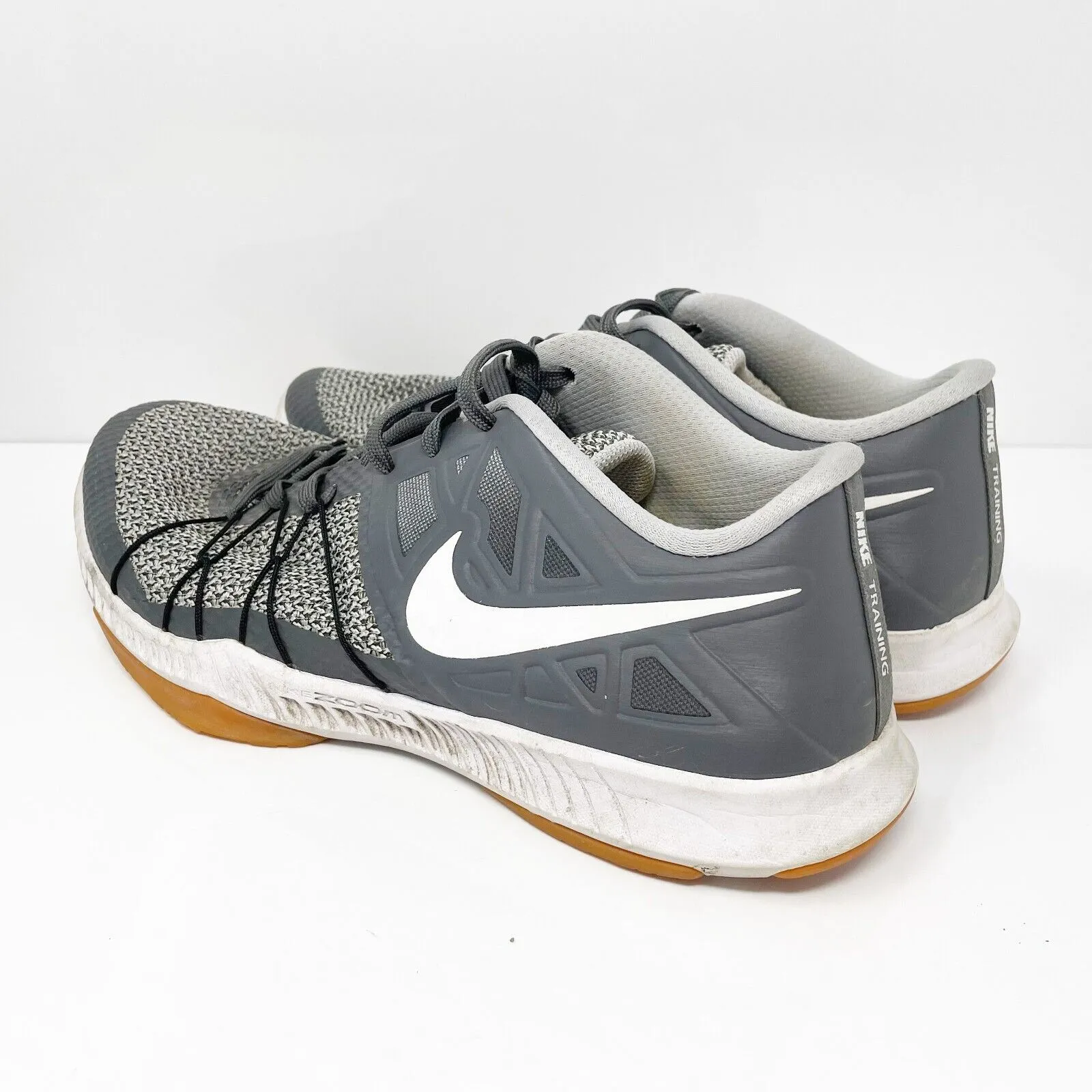 Nike Mens Zoom Train Incredibly 844803-003 Gray Running Shoes Sneakers Size 11