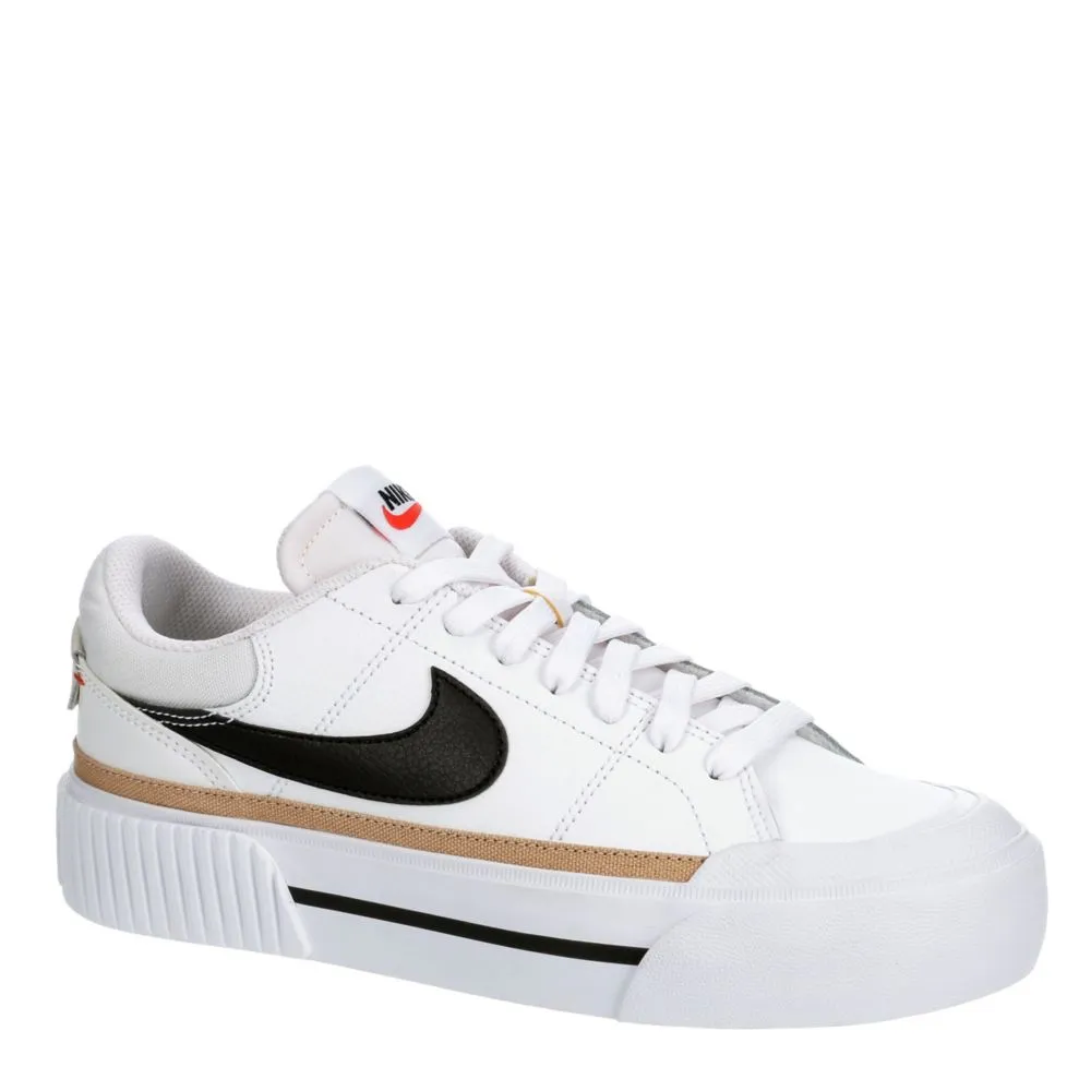 NIKE  WOMENS COURT LEGACY LIFT SNEAKER