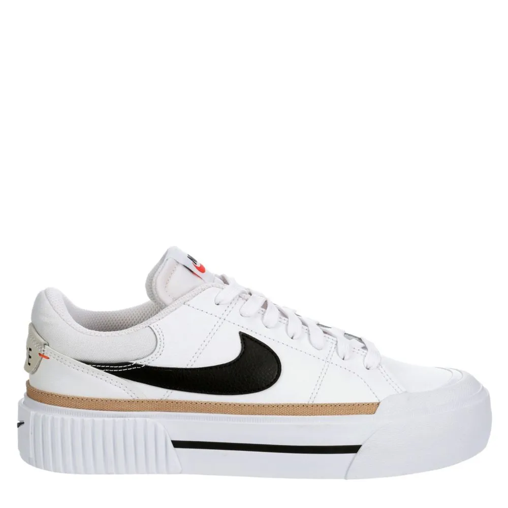 NIKE  WOMENS COURT LEGACY LIFT SNEAKER