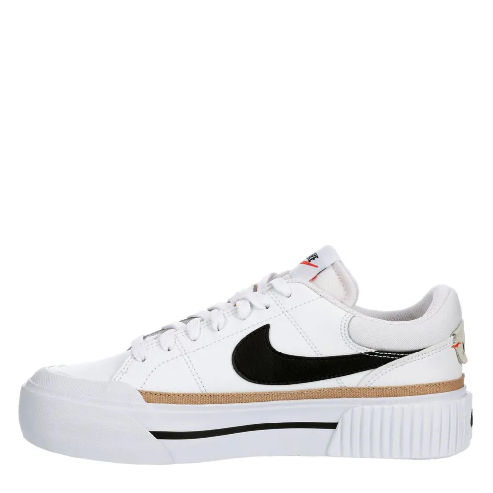 NIKE  WOMENS COURT LEGACY LIFT SNEAKER