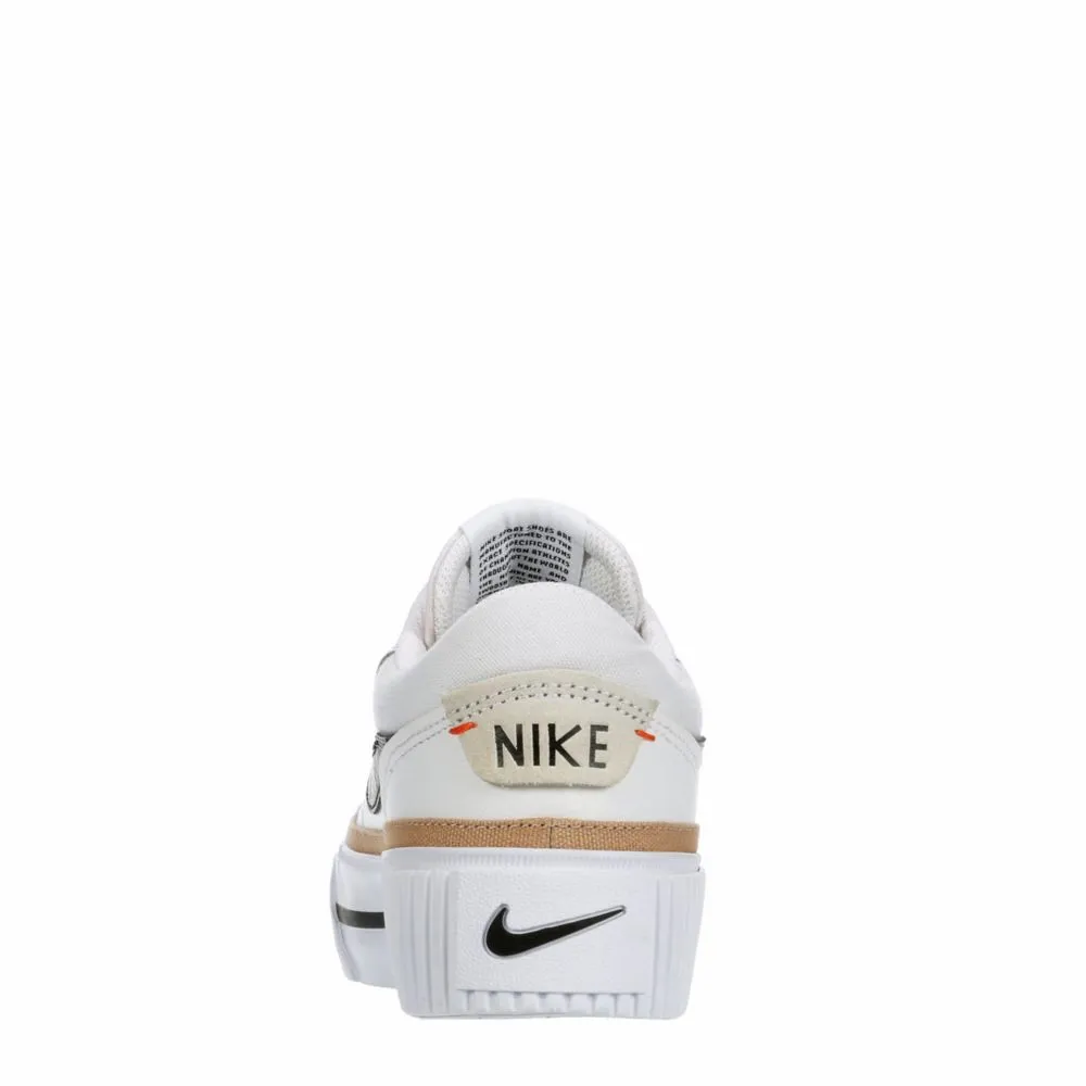 NIKE  WOMENS COURT LEGACY LIFT SNEAKER