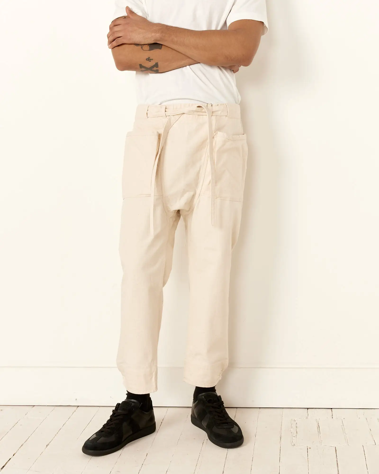 OG Canvas Noragi Pant in Ecru