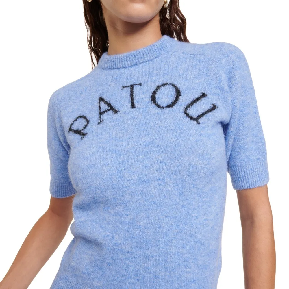 PATOU  |Plain Logo V-neck & Crew neck