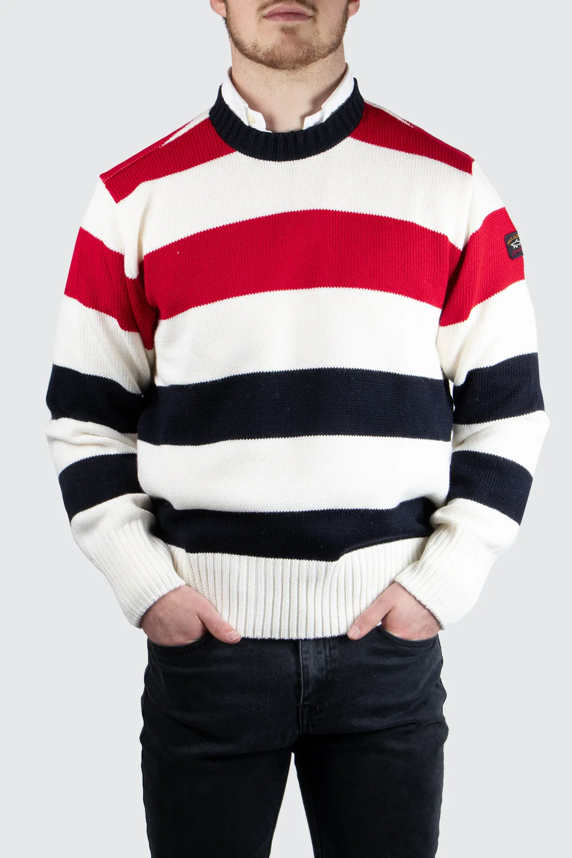 Paul & Shark Knitted Wool Sweater Stripe