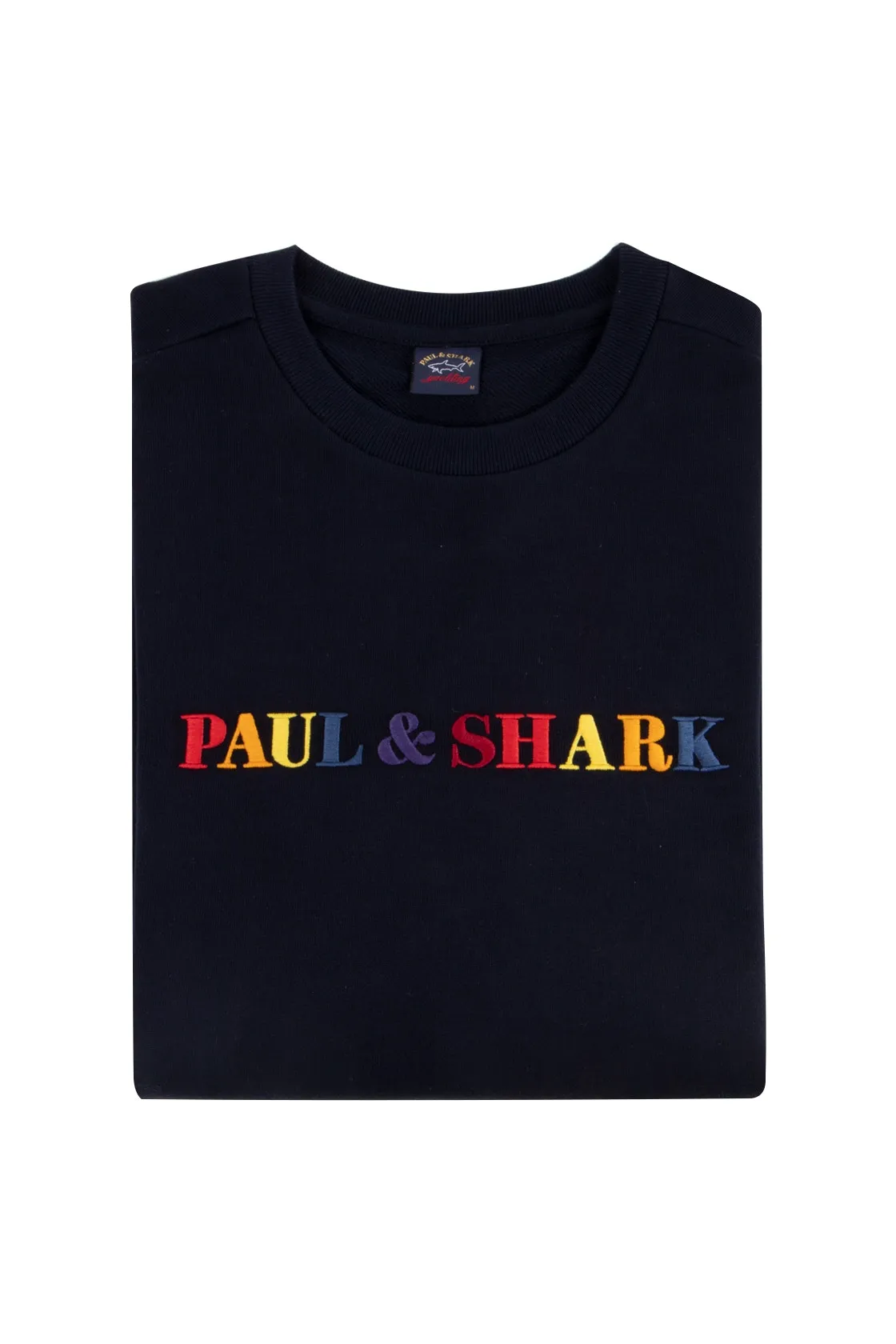 Paul & Shark Rainbow Logo Crew Sweater