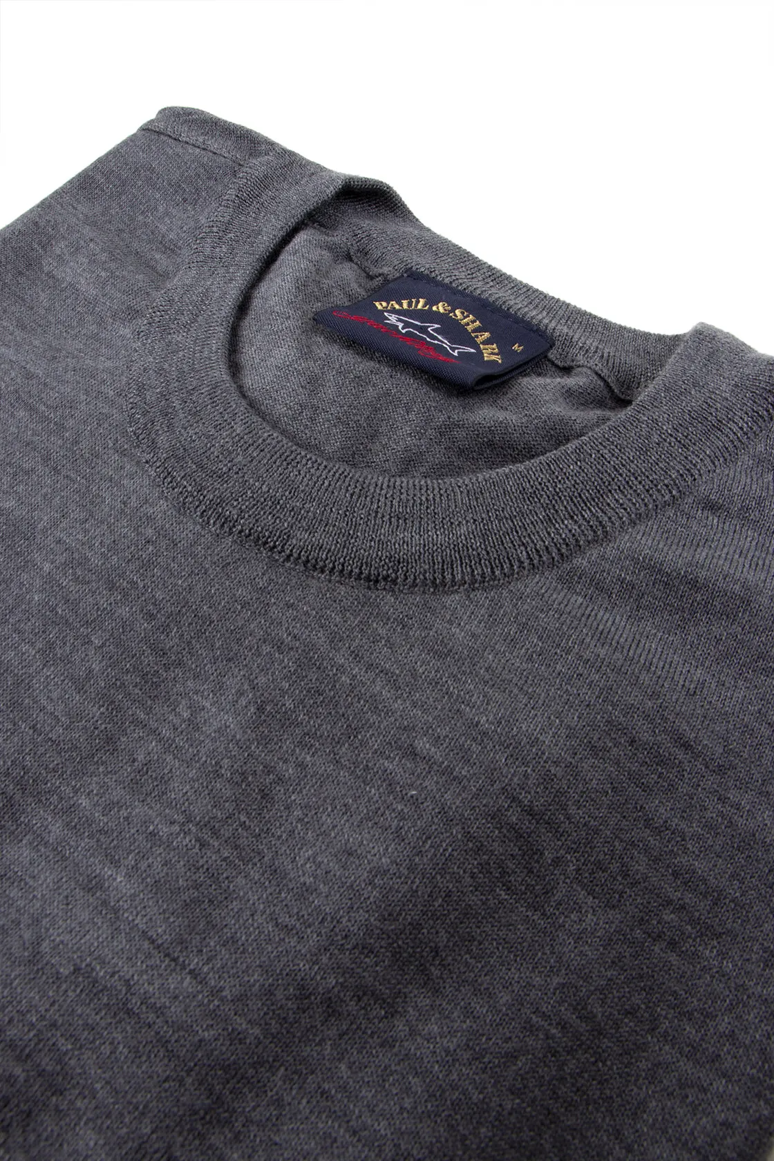 Paul & Shark Wool Crew Sweater Grey