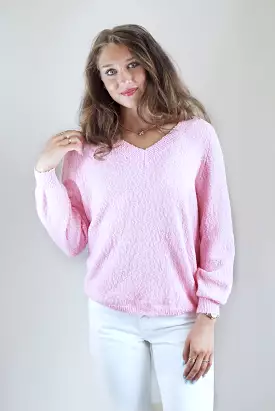 Poppi Popcorn V-Neckline Sweater