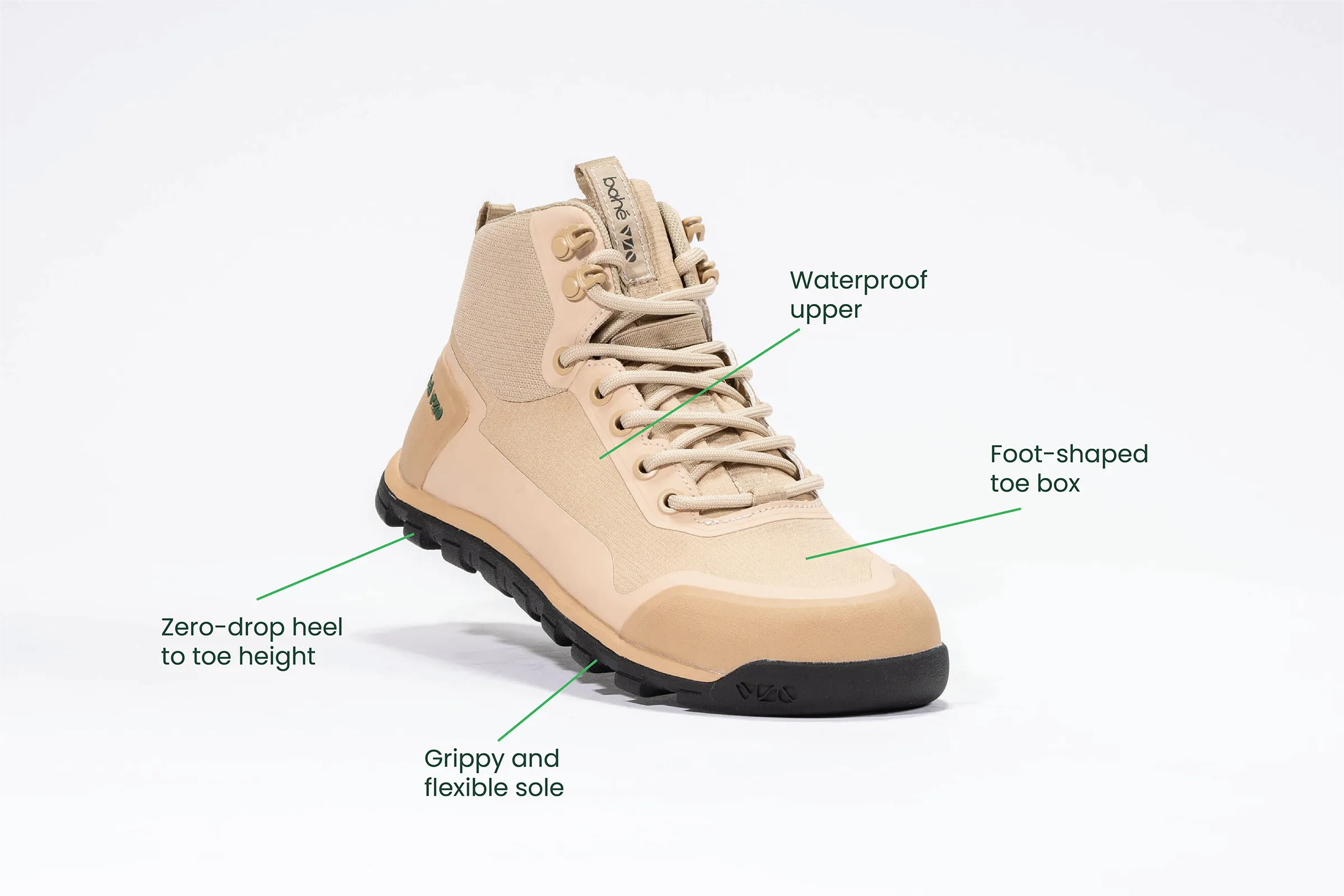 Rediscover Grounding Barefoot Hiking Boot (Women's) - Dune