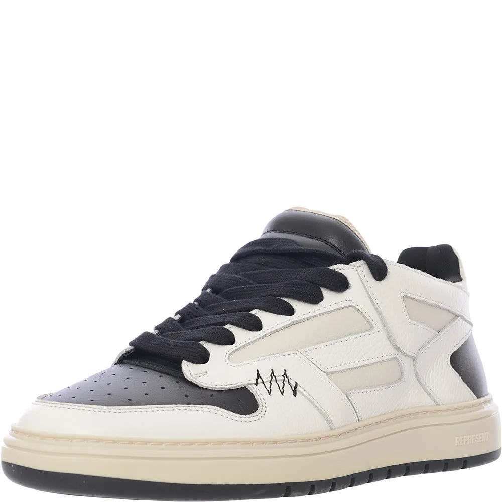 Represent Mens White Reptor Low Sneakers