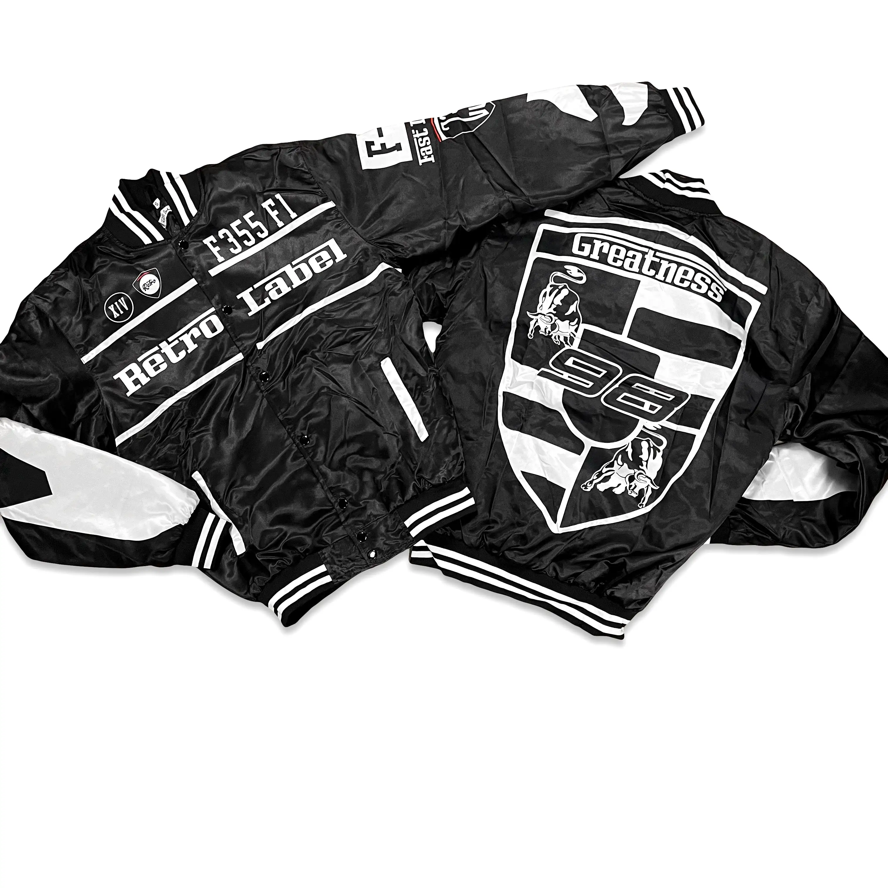 RETRO LABEL GREATNESS JACKET (RETRO 14 BLACK WHITE)