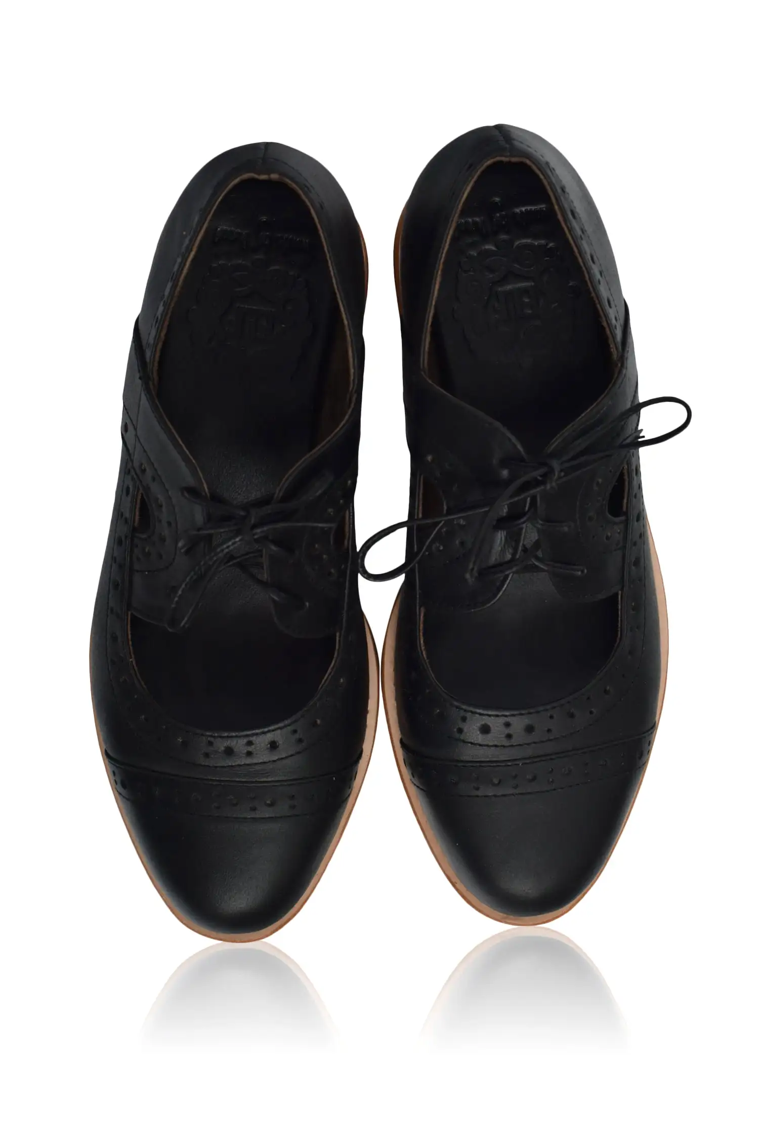 Scandinavia Leather Oxfords (Sz. 4, 5 & 11, 12)