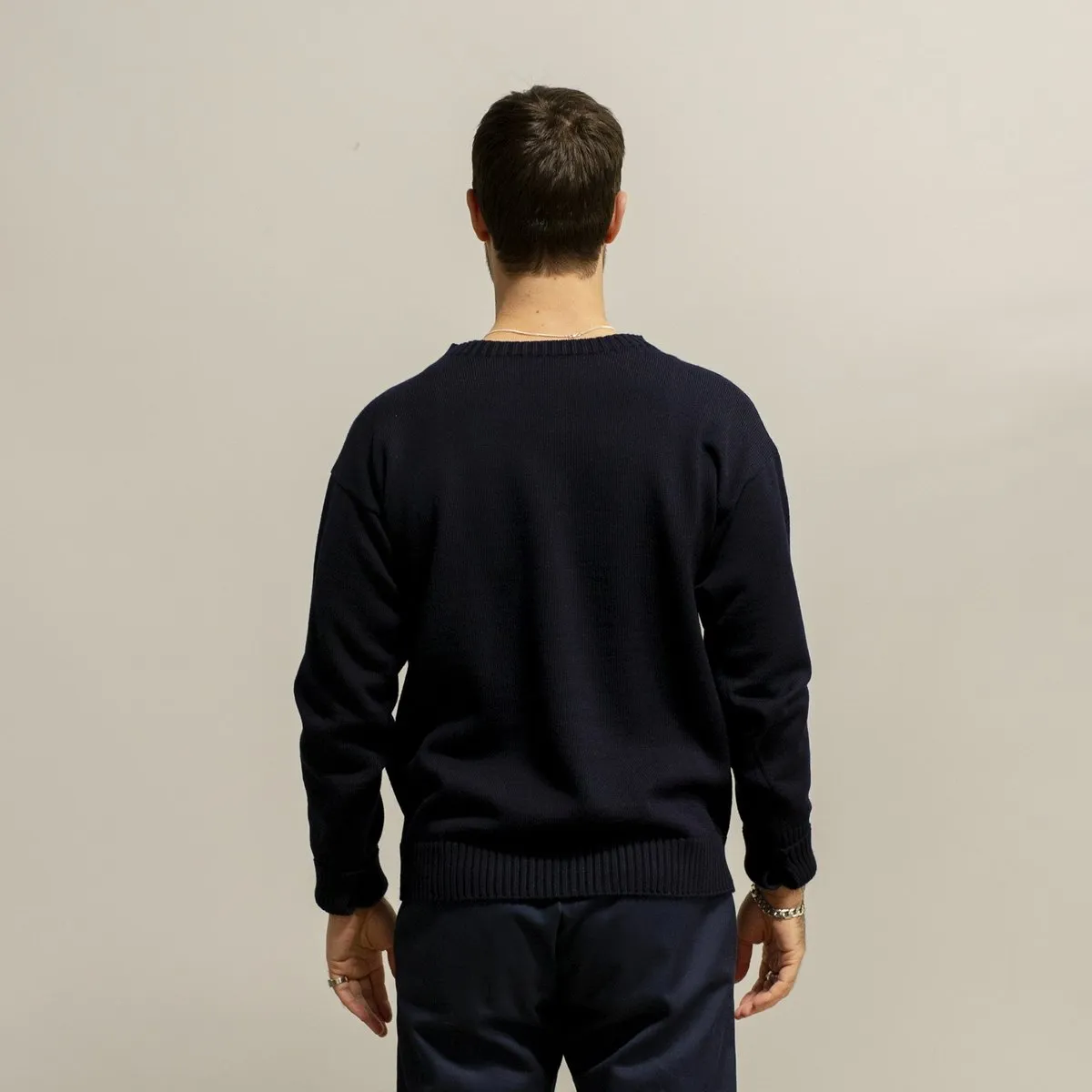 Seaman sweater - NAVY BLUE