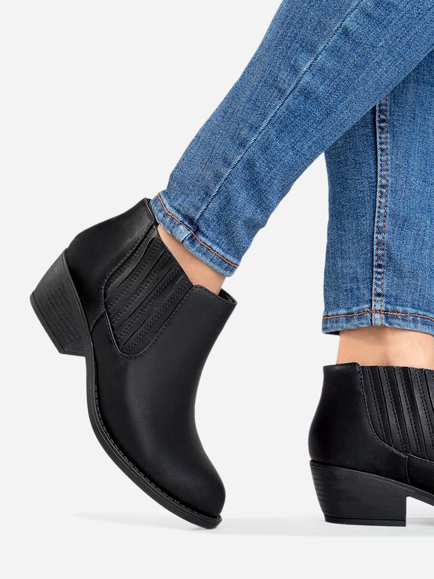 Slip On Ankle Booties